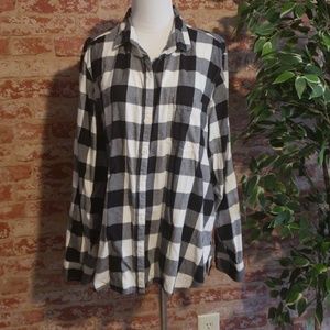 White and Black Flannel